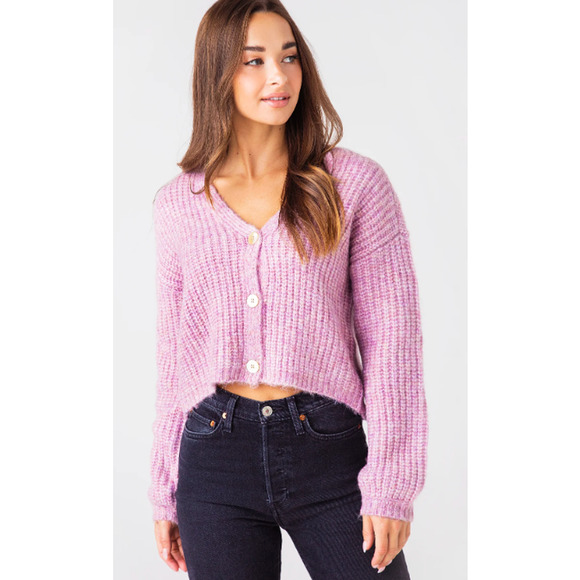 BB Dakota Sweaters - BB Dakota Women's Cardi All The Time Sweater Wool Blend Cardigan sz XS